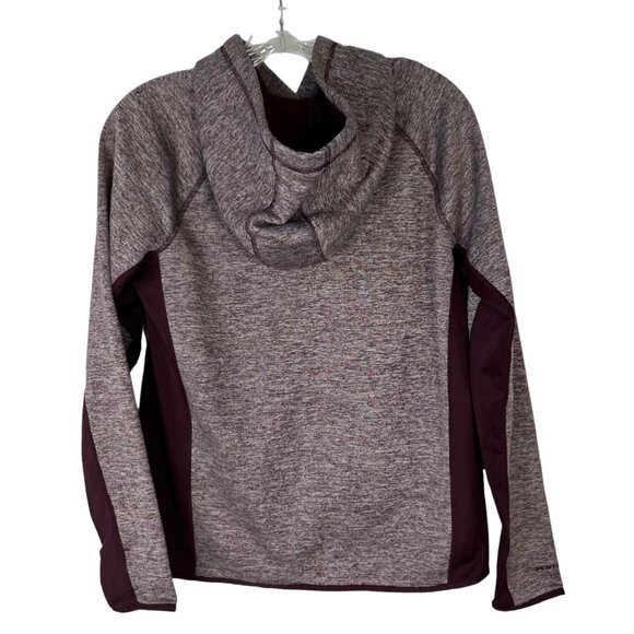 Under Armour Womens Hoodie Sweatshirt Burgundy Loose Fit Cold Gear Size Small - Picture 2 of 8